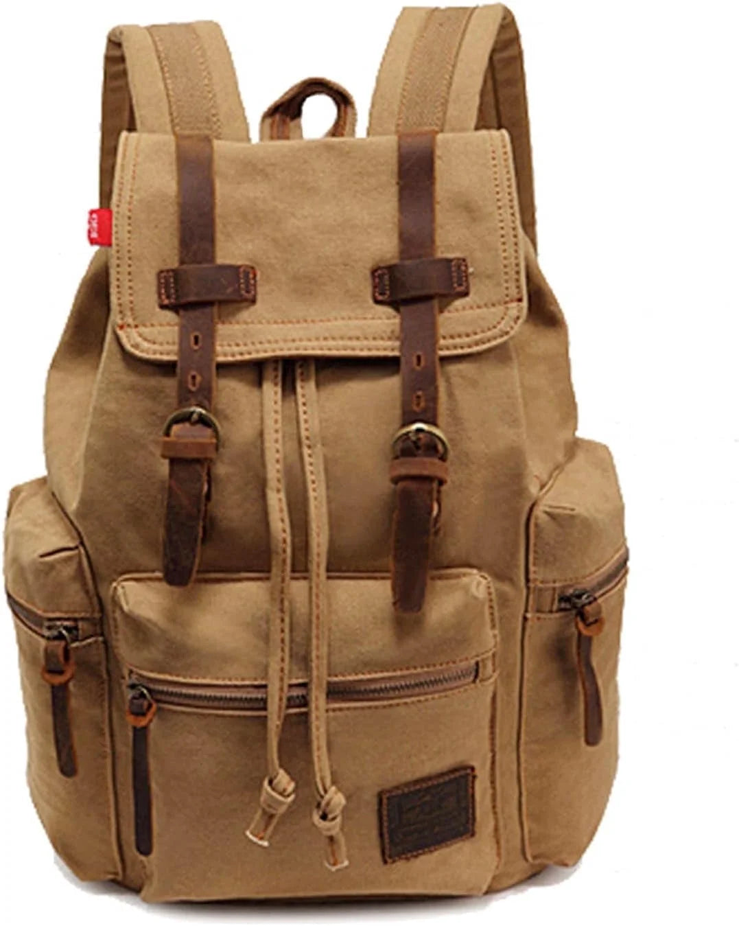 AUGUR High Capacity Canvas Vintage Backpack 35L - Laptop Compartment, Unisex