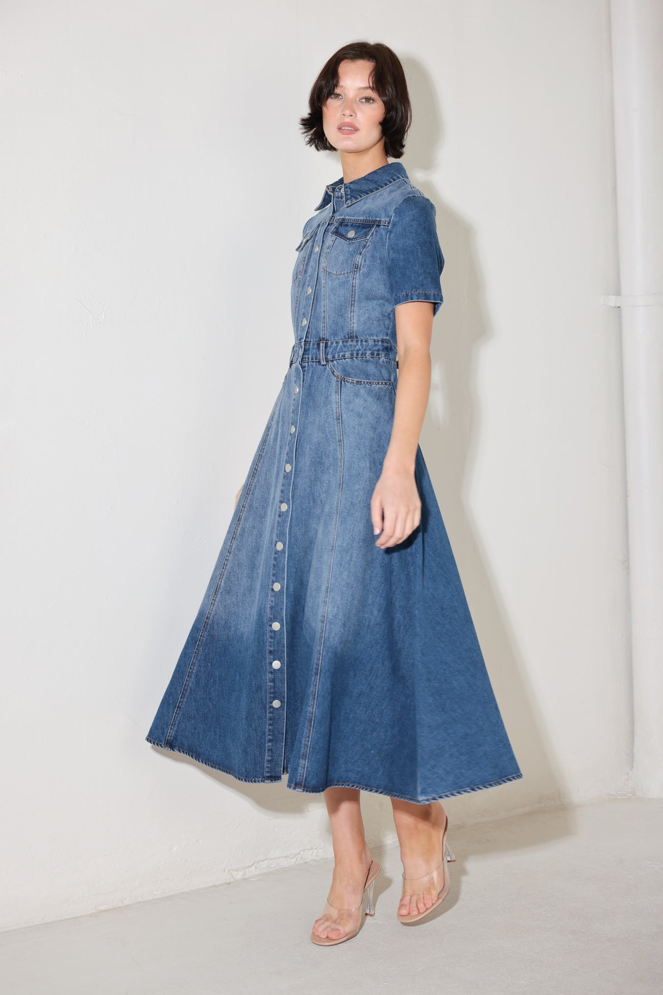 The Bluebird Denim Dress