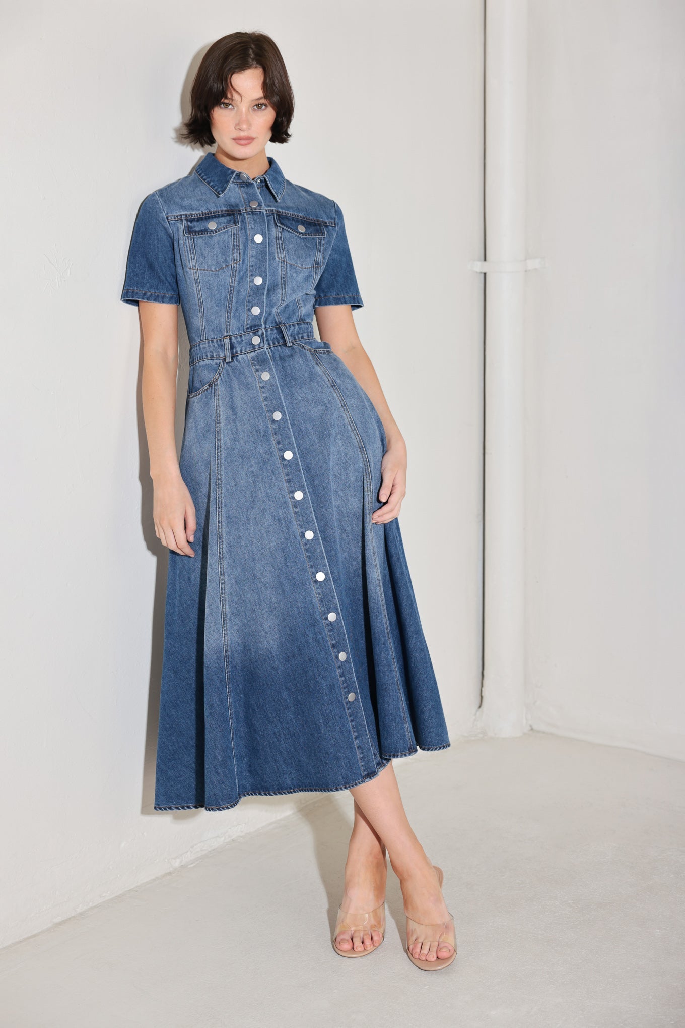The Bluebird Denim Dress