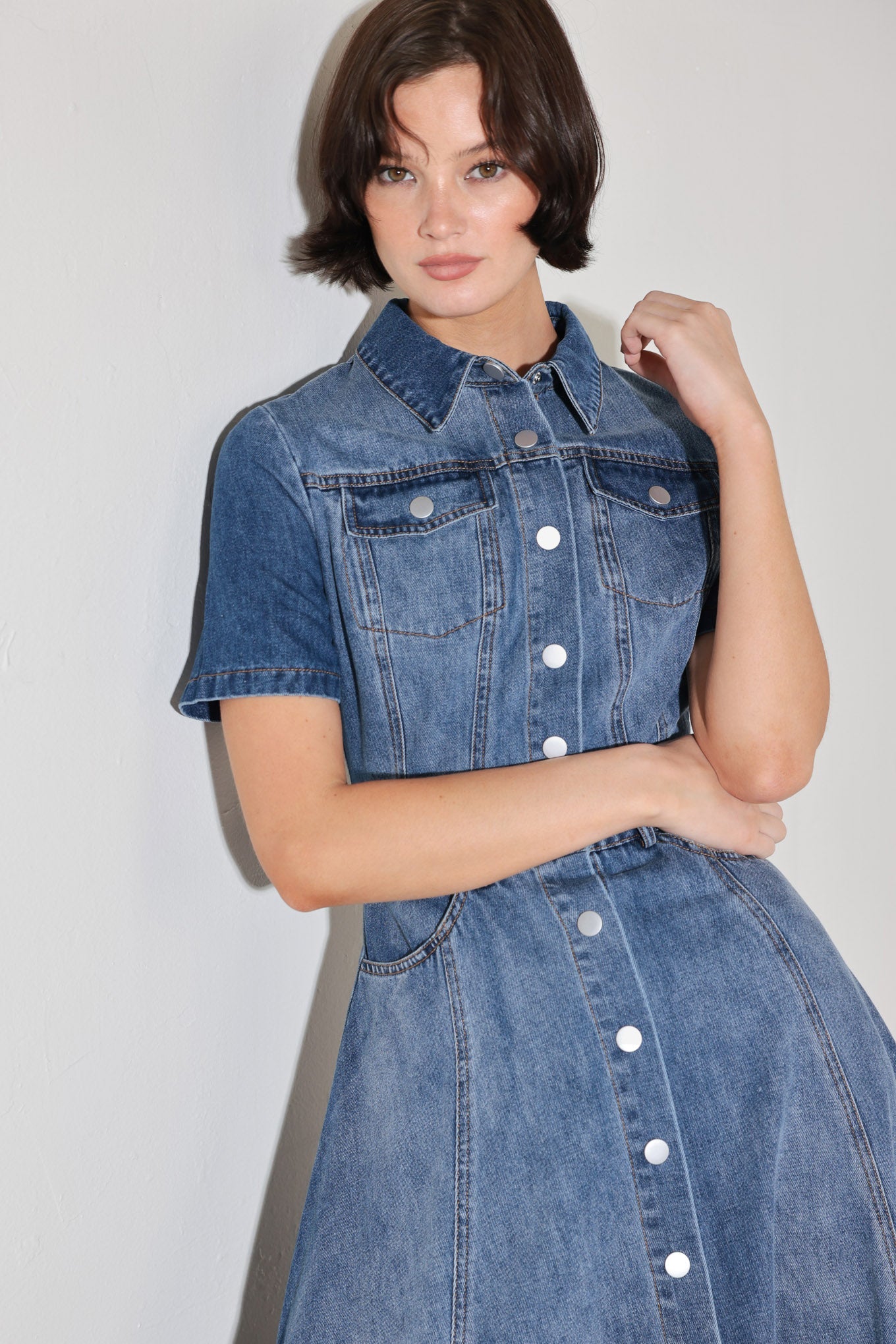 The Bluebird Denim Dress