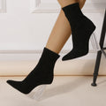The Crystal Heel Boot