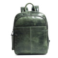 Sac à dos de luxe en cuir italien, vert