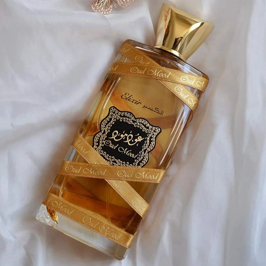 Lattafa Unisex Oud Mood Elixir EDP Perfume Natural Spray 100ML (3.4Oz)